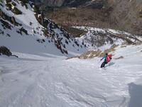 Thierry dans la partie supérieur du couloir Thierry dans la partie supérieur du couloir